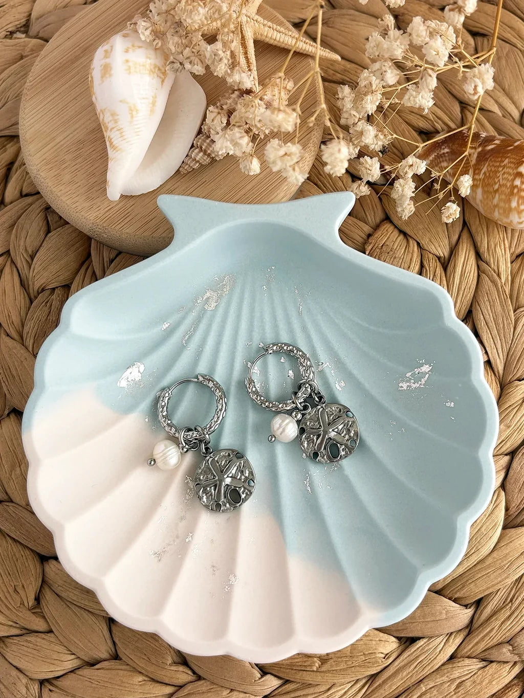 Boucles D'oreilles Clair De Mer Argent