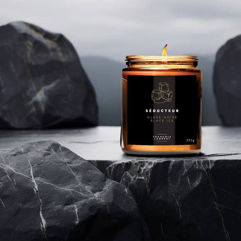 Chandelle Séducteur - Glace Noire