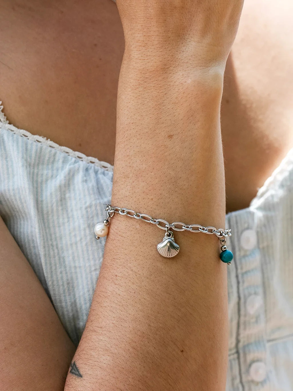 Bracelet Starfish Argent