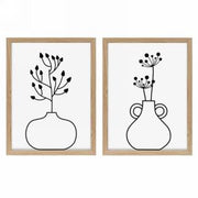 Cadre Naturel Motif Vase