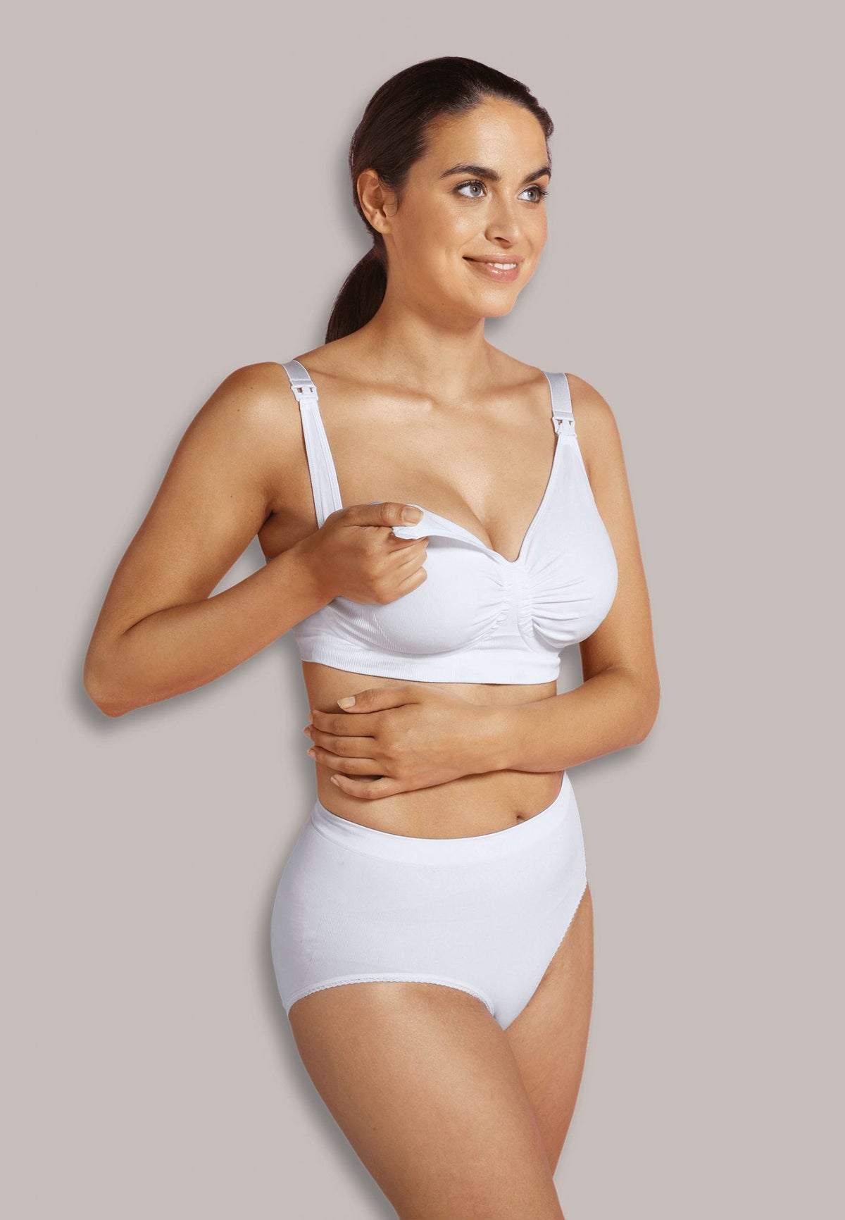 Soutien-Gorge Grossesse Et Allaitement Carri-Gel Blanc