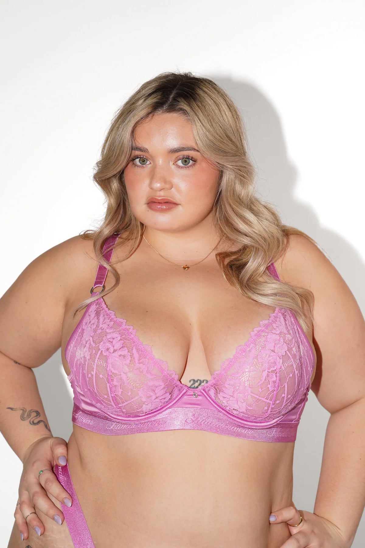 Soutien-Gorge Plongeant Casual Purple