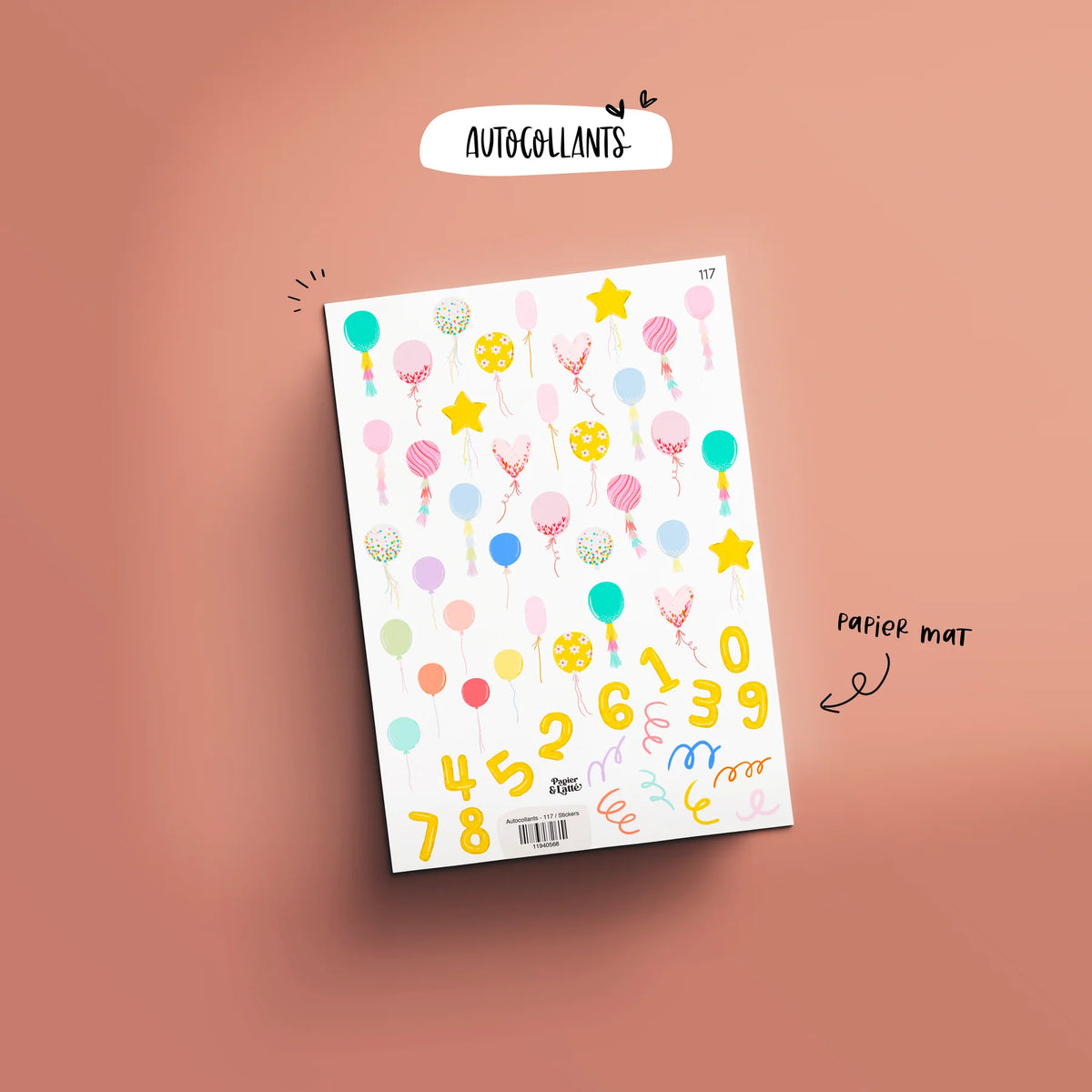 Autocollant 117 Célébration