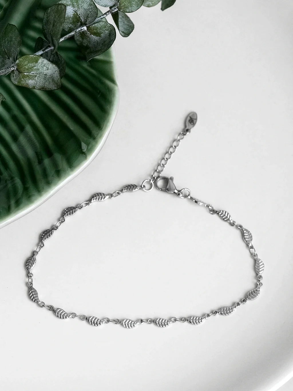 Chaîne De Cheville Jungle Argent