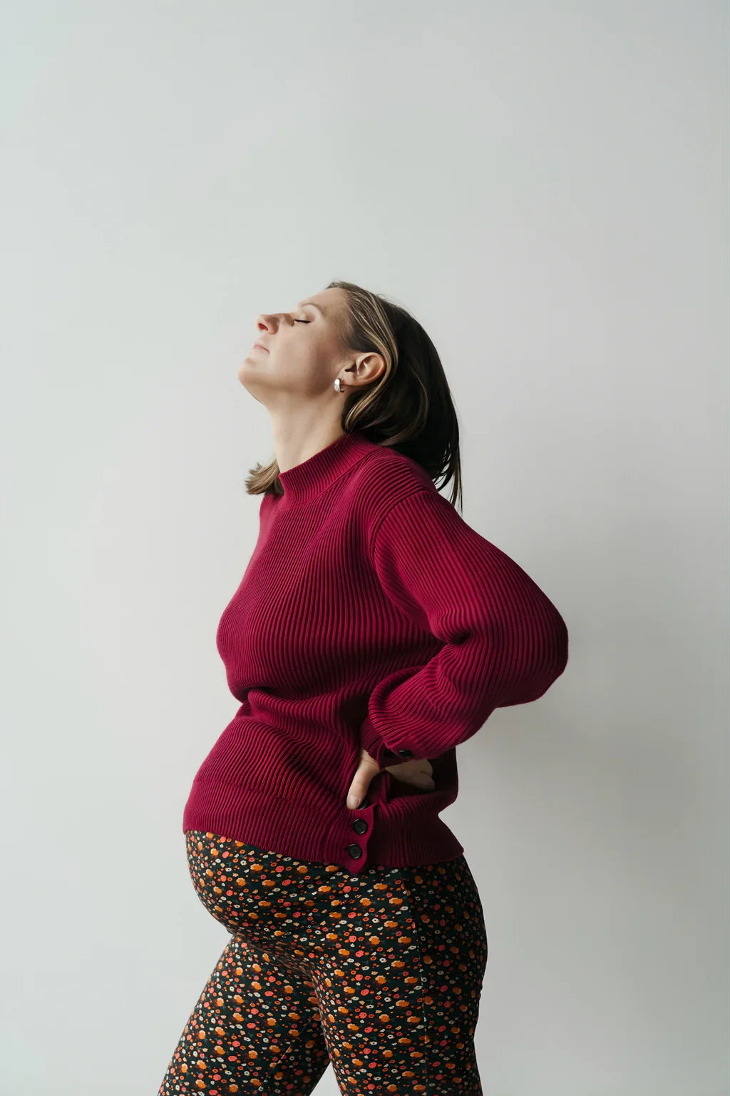 Pull Emilie Bordeaux