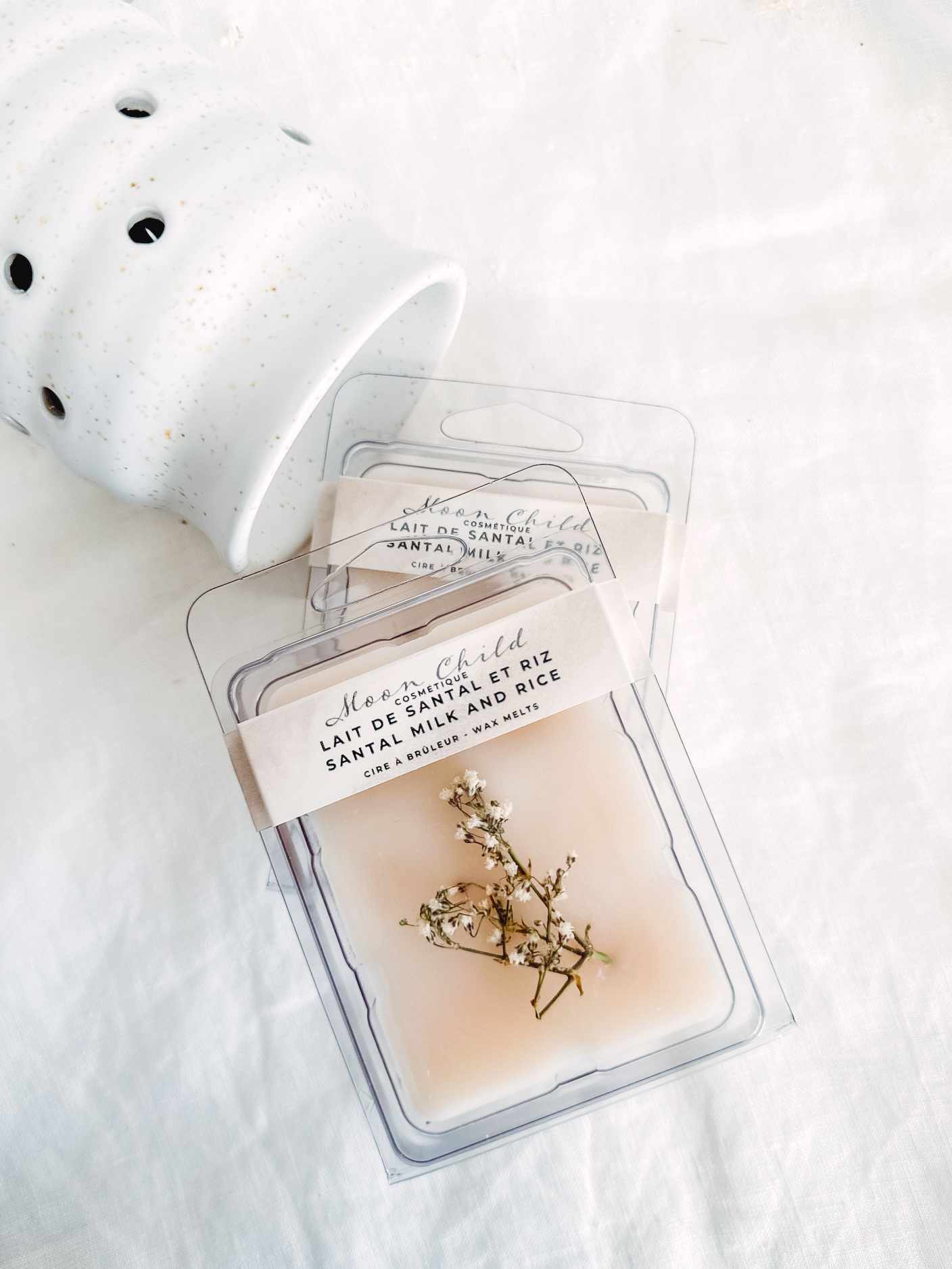 Cube De Cire Lait De Riz & Santal
