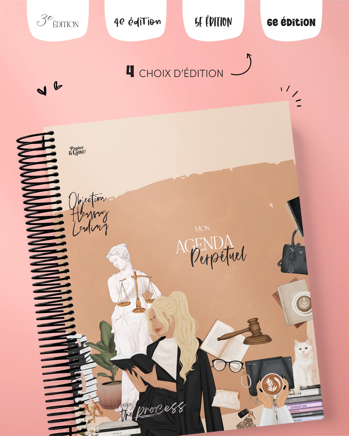 Agenda 3e Édition Non-Daté Claire