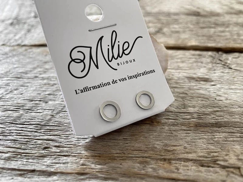 Clous D'oreilles Unisson Argent