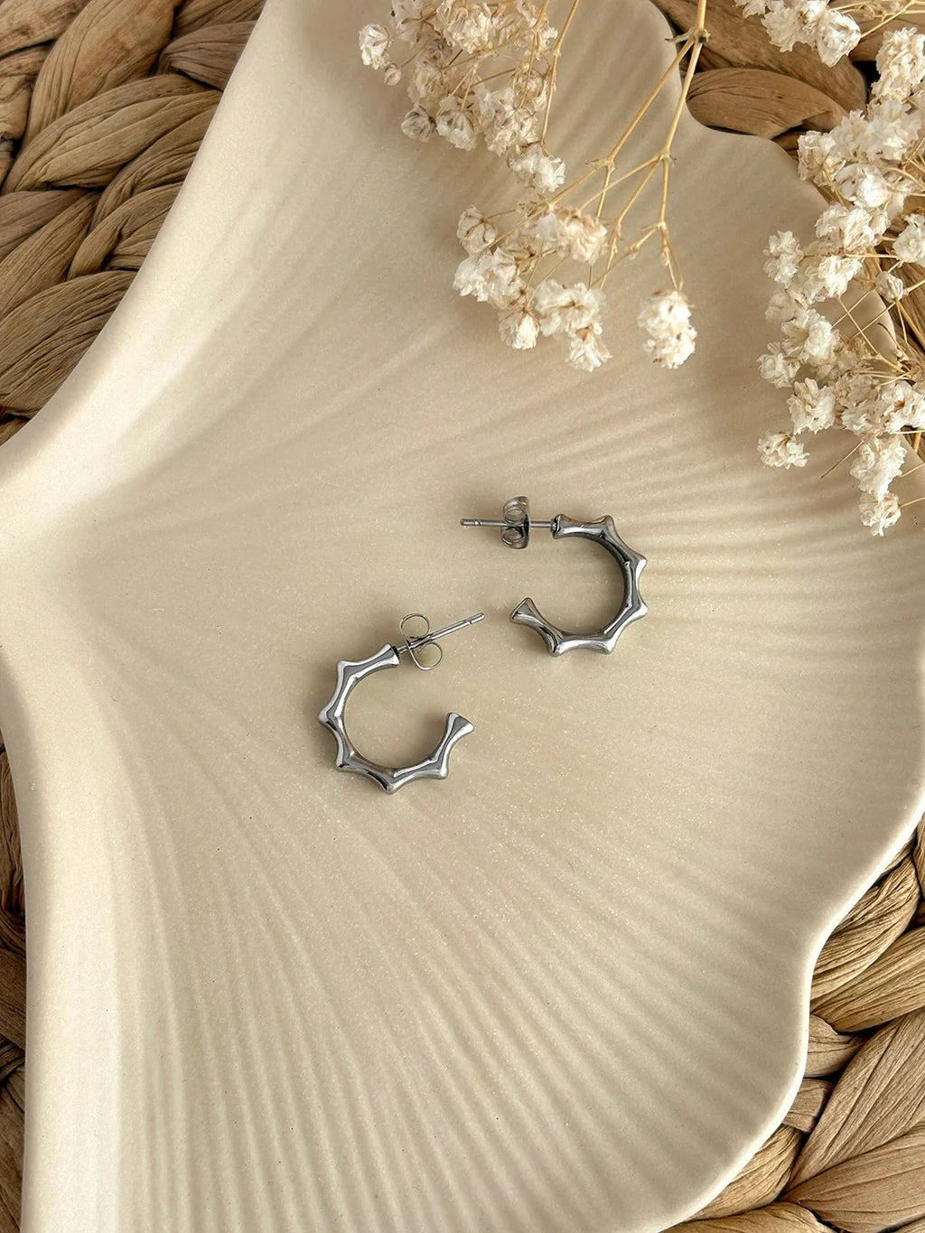 Clous D'oreilles Déesse Argent