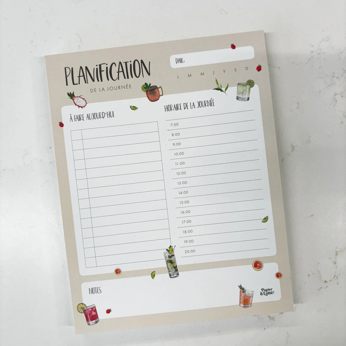 Grand Bloc-Notes Cocktails