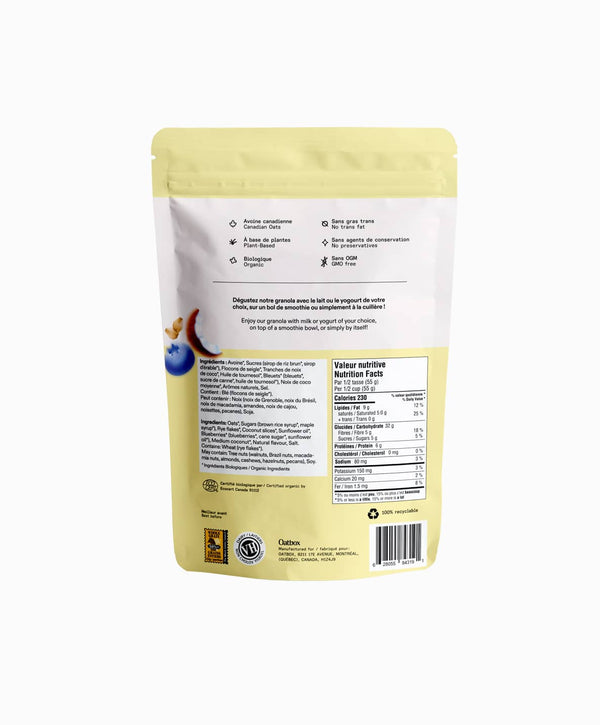 Granola Noix De Coco Et Bleuet