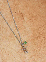 Collier Tortuga Argent
