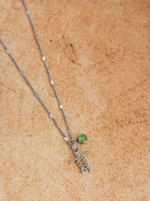 Collier Tortuga Argent