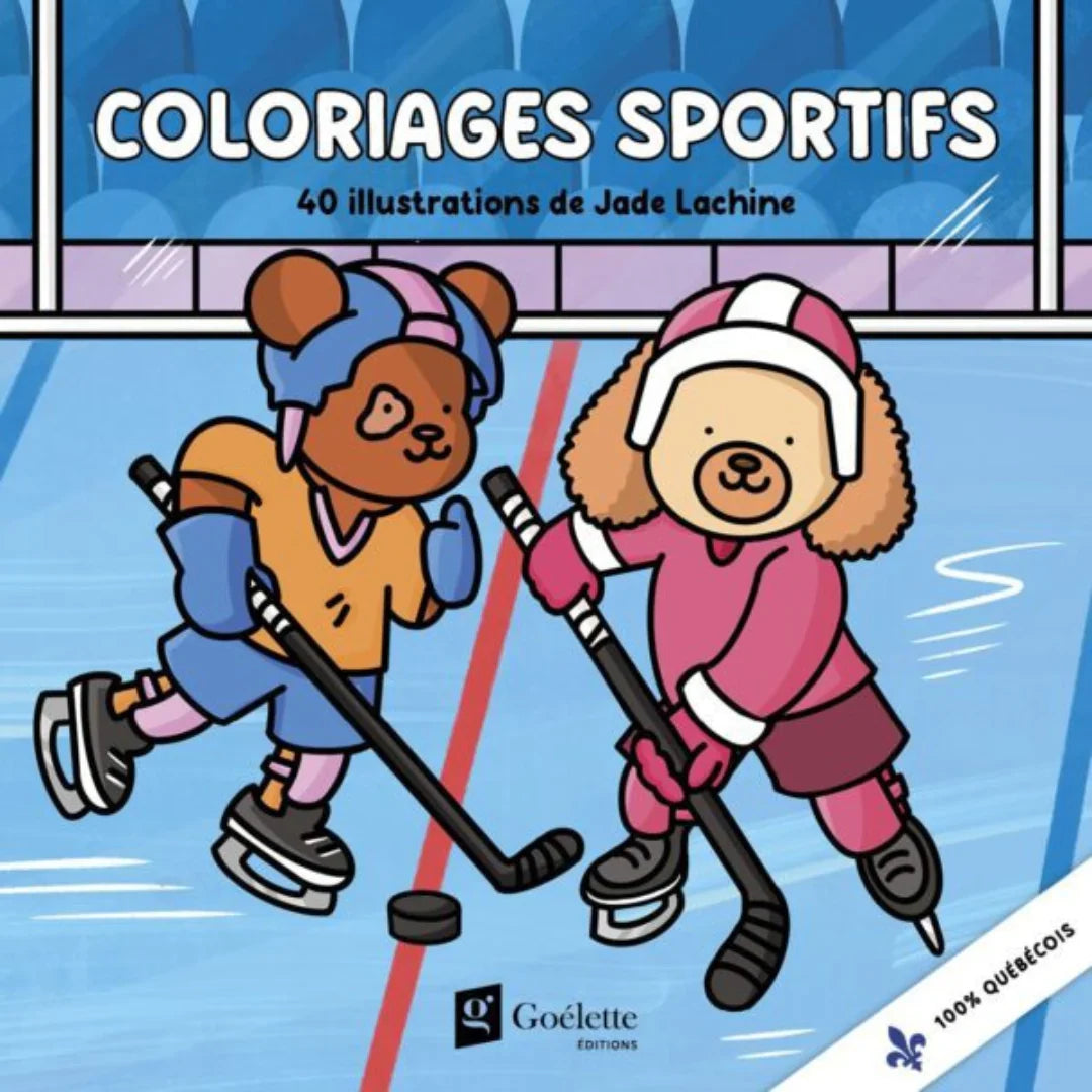 Livre À Colorier Jade Lachine Coloriages Sportifs