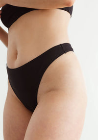 Tanga Coton Noir