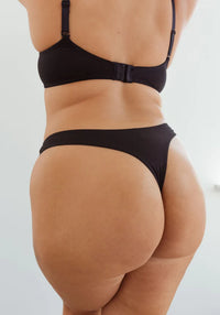 Tanga Coton Noir