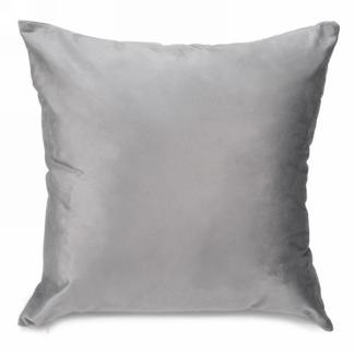 Coussin Velours Gris