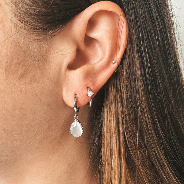 Boucles D'oreilles Dipa Crème