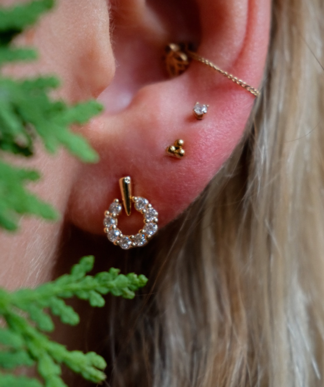 Boucles D'oreilles Couronne