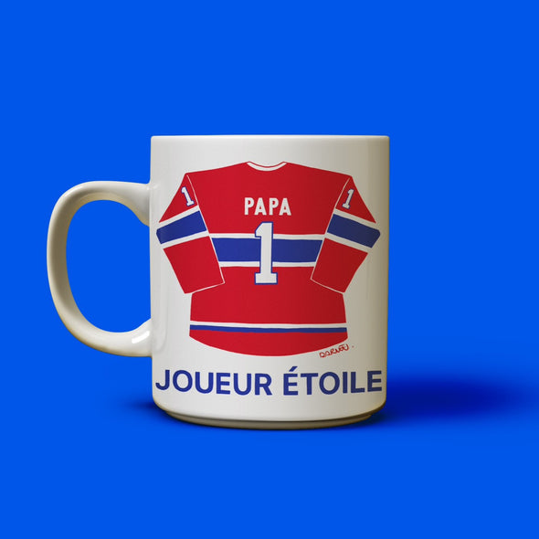 Tasse Papa 1 Joueur Étoile