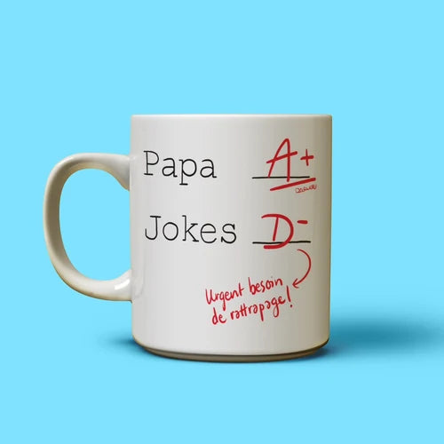 Tasse Papa A+ Jokes D-