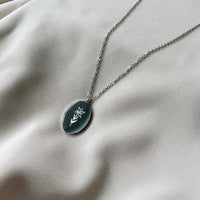 Collier Fleurs De Naissance Argent - Décembre
