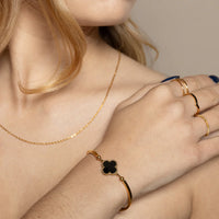 Bracelet Le Divin Noir Or