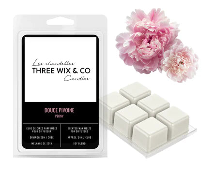 Cube De Cires Parfumées Pour Diffuseur Douce Pivoine