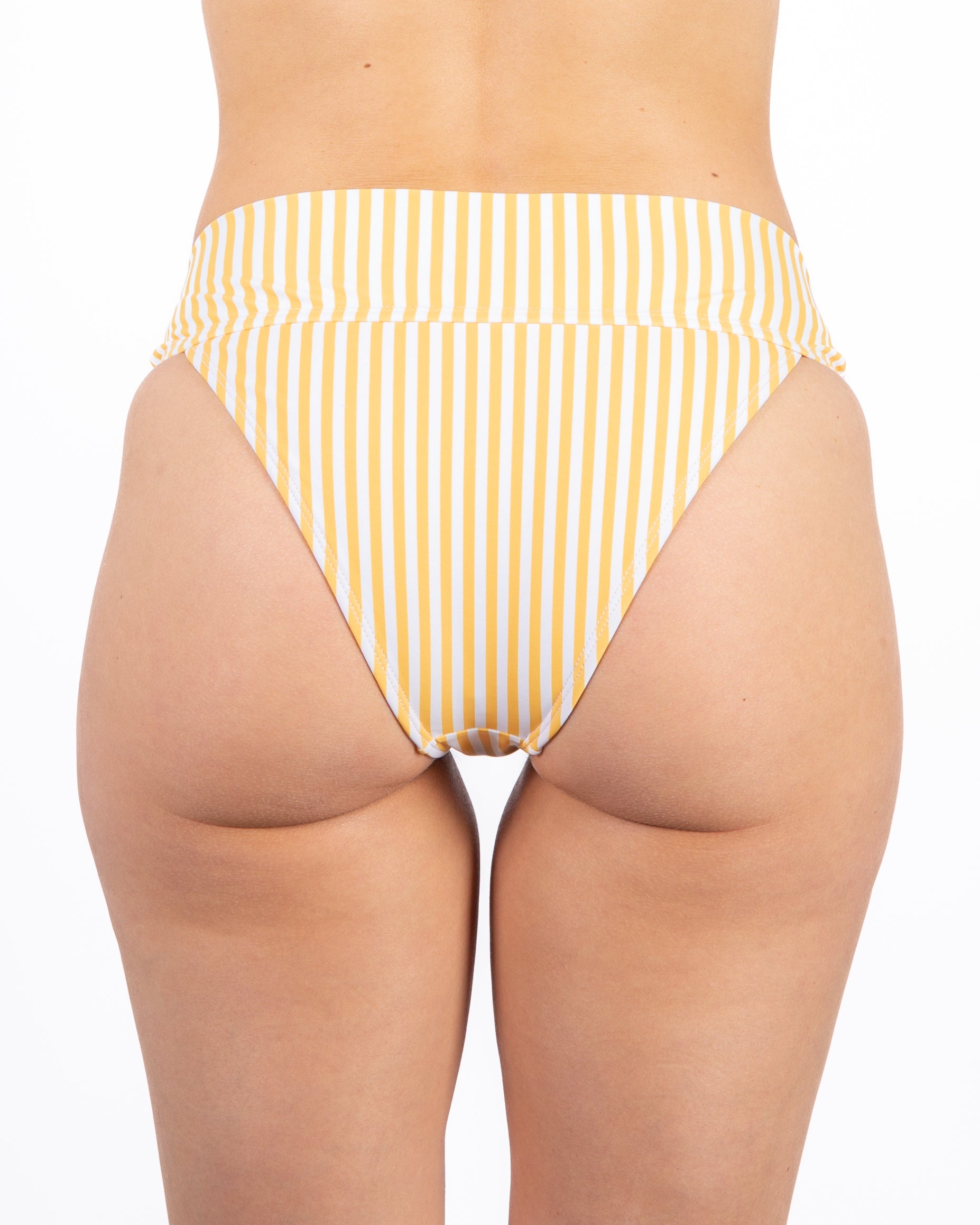 Bas Bikini Éloïse Mini Yellow Stripe