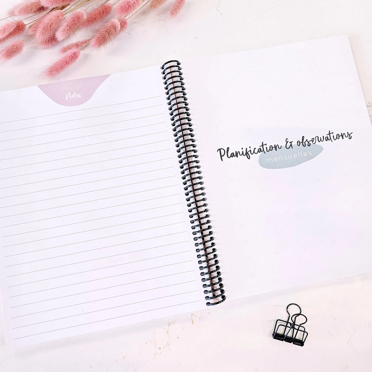 Planificateur Pour Éducatrice 2e Édition Fleuri Pastel