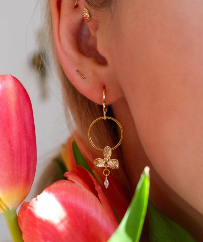 Boucles D'oreilles Floraison