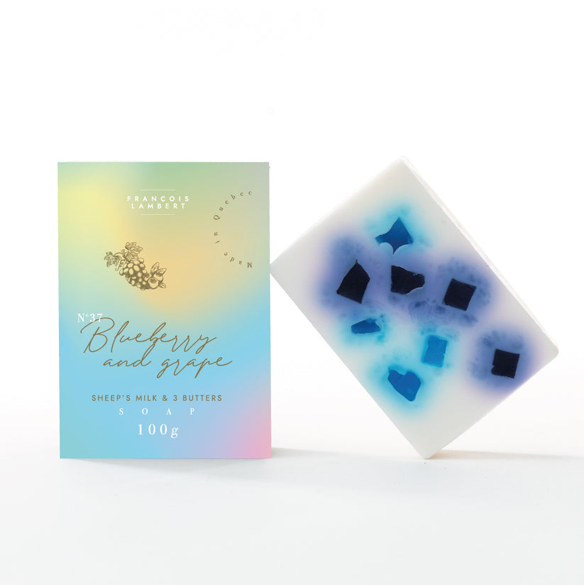 Savon Au Lait De Brebis Bleuet & Raisin - N.37