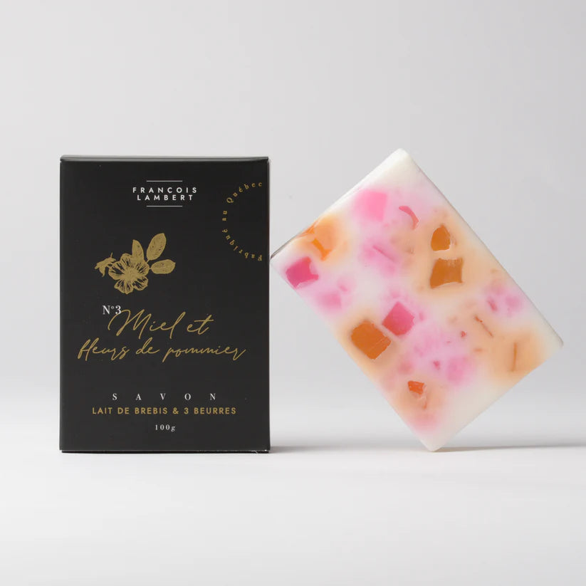 Savon Au Lait De Brebis Miel Et Fleurs De Pommier - N.3