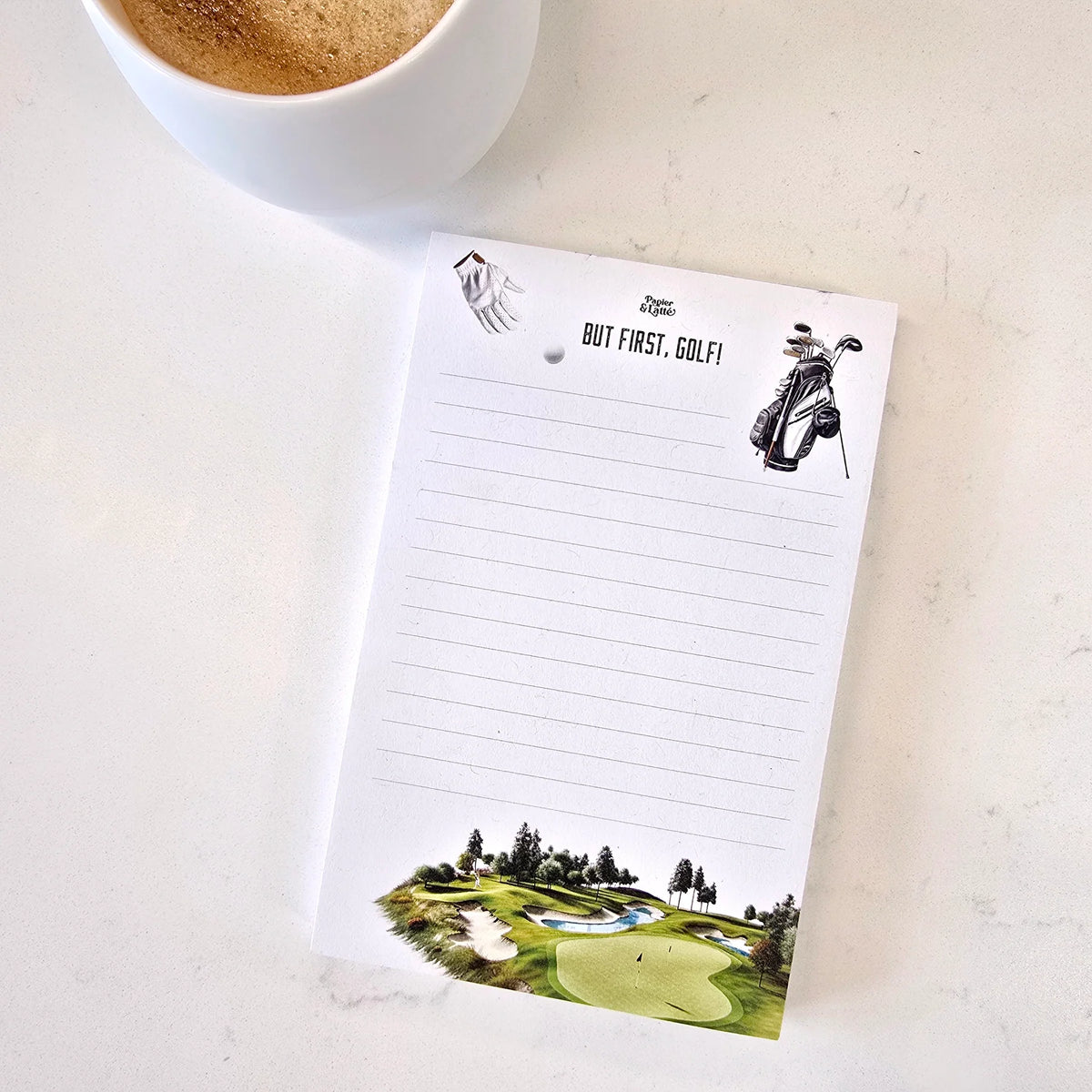 Pad De Notes Golf
