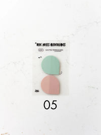 Bloc-Notes Autocollants Translucides Duo De Gouttes - 05
