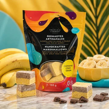 Guimauve Artisanales Choco-Banane & Érable
