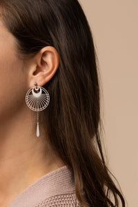 Boucles D'oreilles Halo Argent