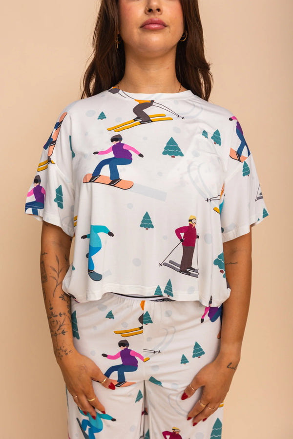 Haut Pyjama T'as Ski Faut