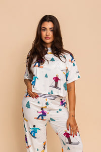 Haut Pyjama T'as Ski Faut