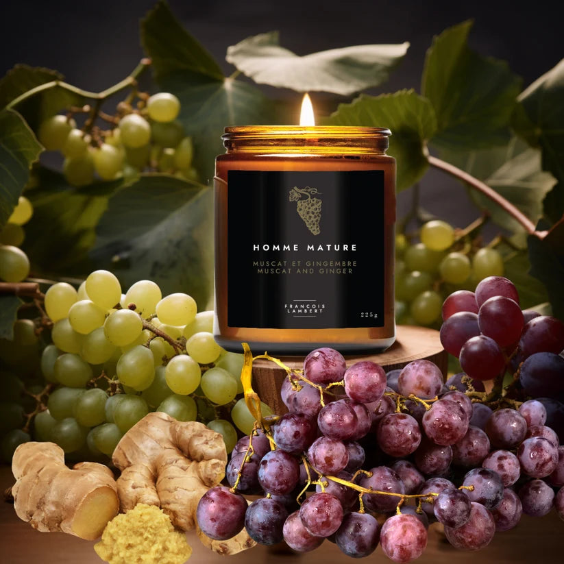 Chandelle Homme Mature - Muscat & Gingembre