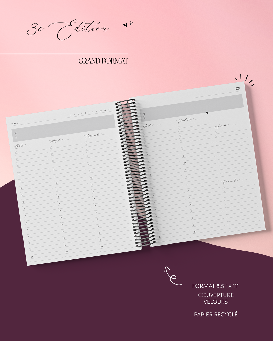 Agenda 3e Édition Zola