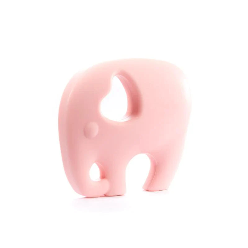 Jouet De Dentition Éléphant Rose Bébé