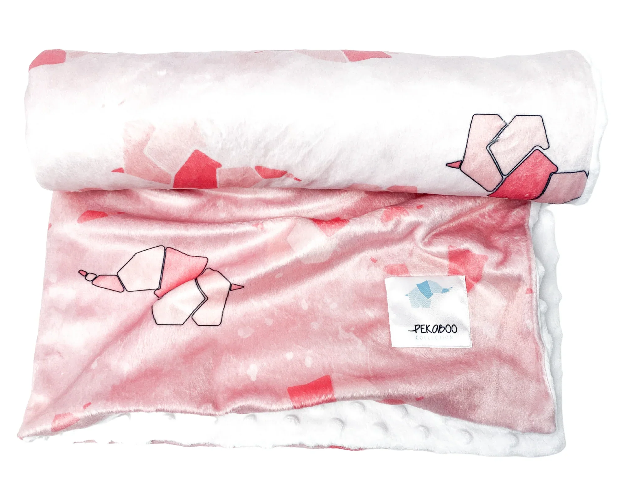 Doudou Peluche Pekaboo Rose