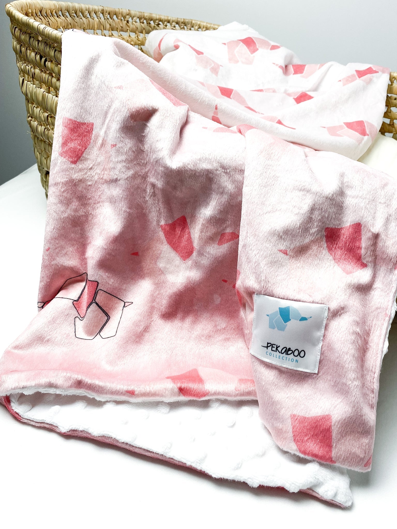 Doudou Peluche Pekaboo Rose
