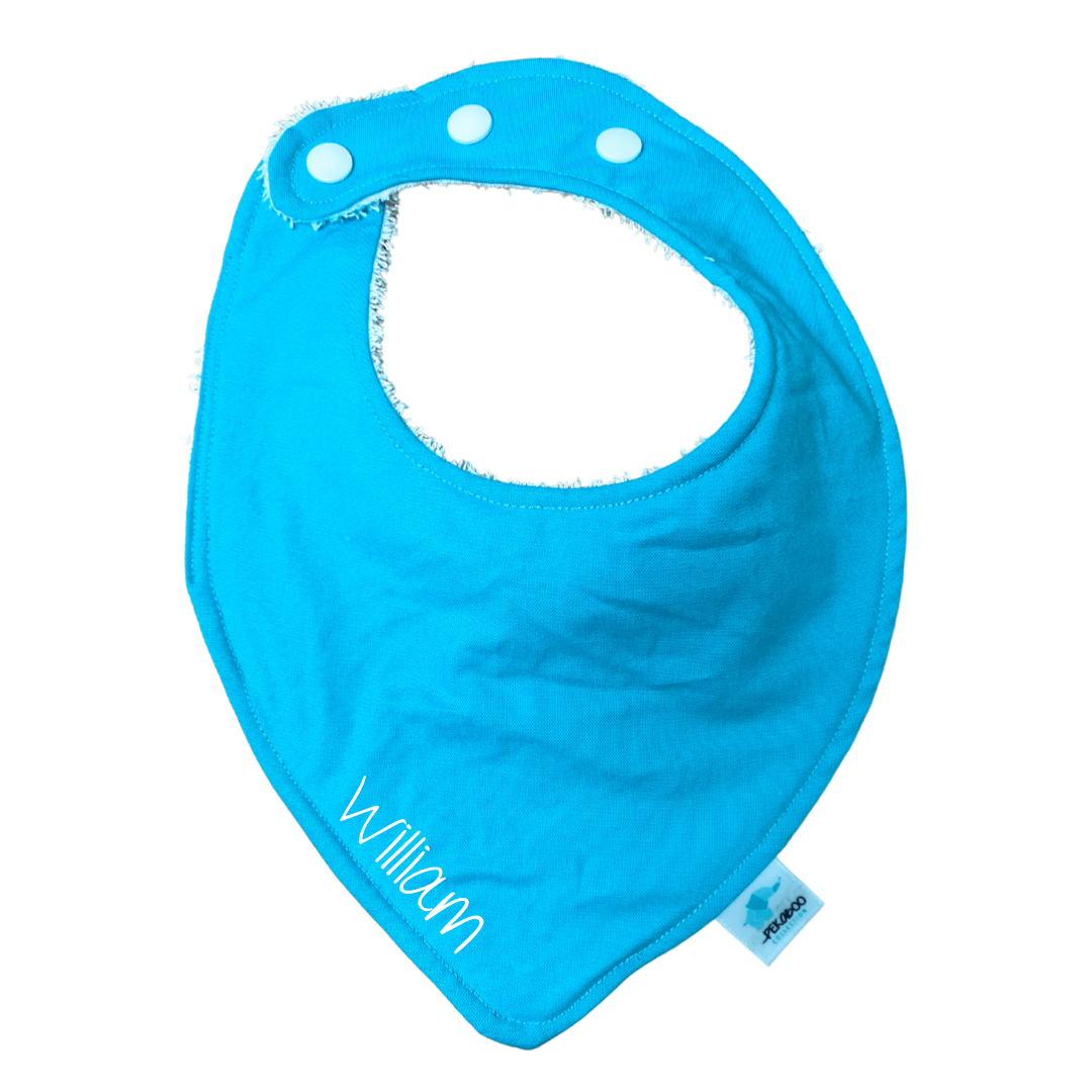 Bavoir Dentition Turquoise Foncé