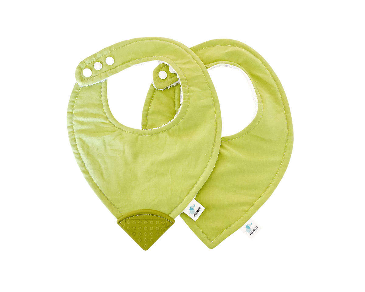 Bavoir Dentition Vert Lime