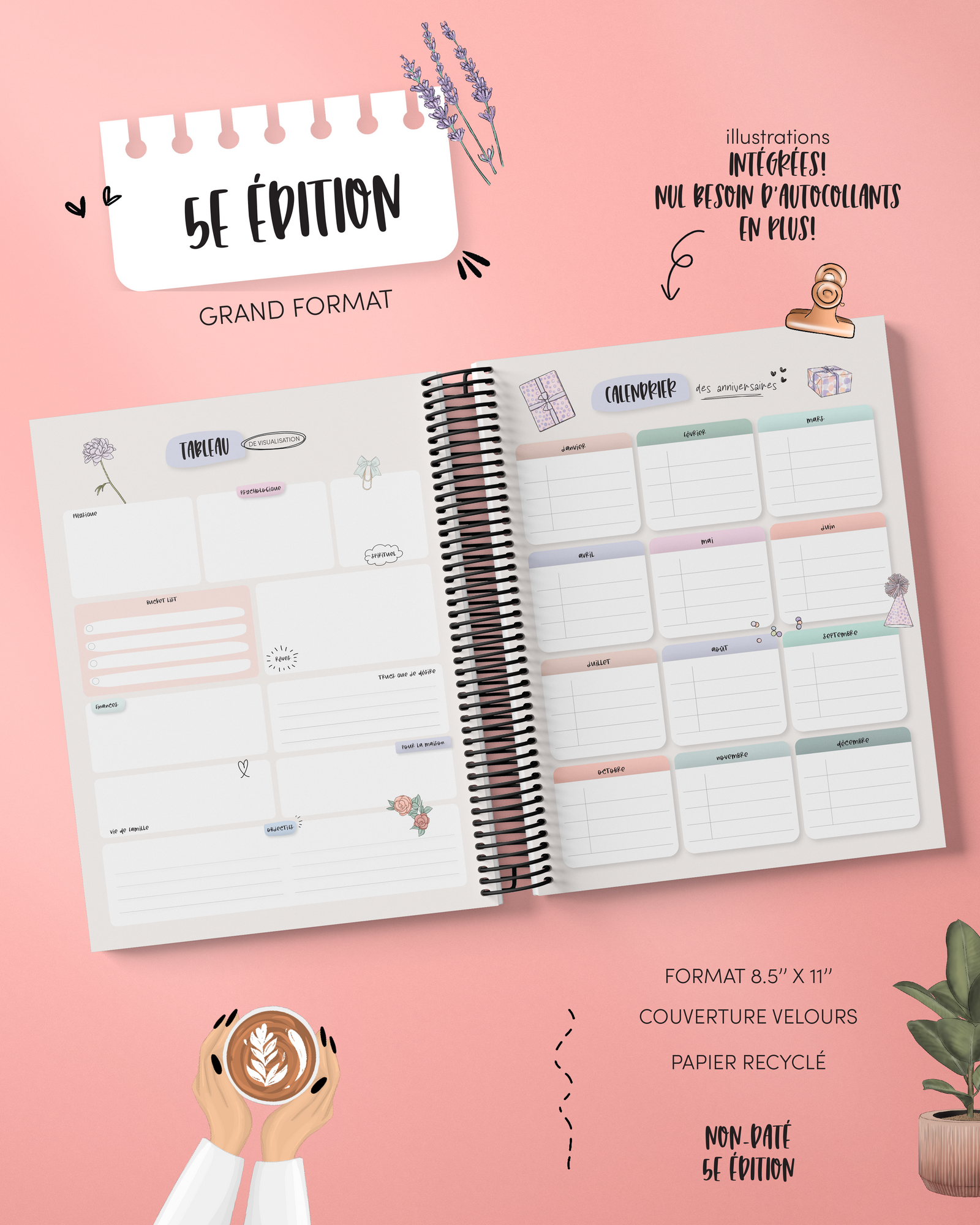 Agenda 5e Édition Émy