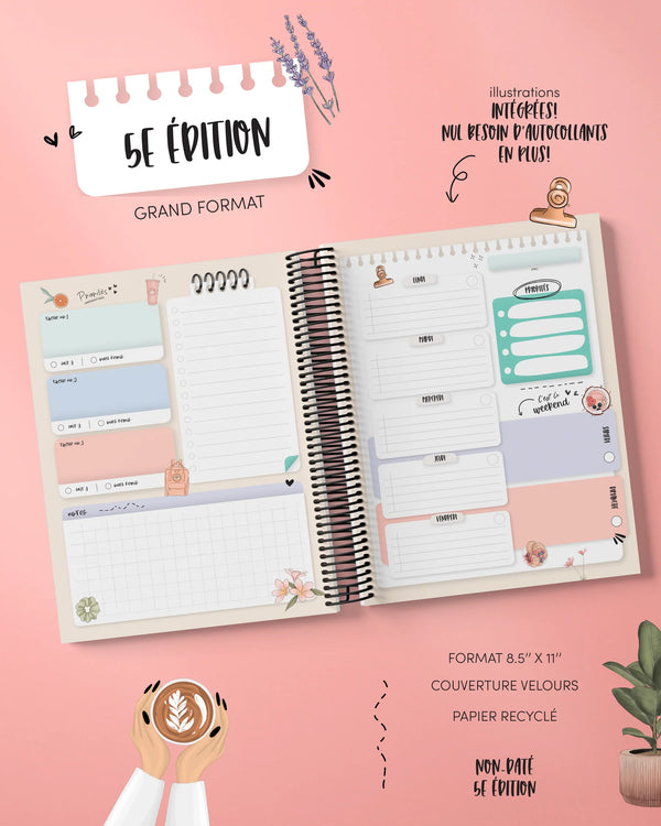 Agenda 5e Édition Non-Daté Seraphina