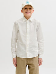 Chemise Junior Jjeaxel Blanche
