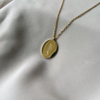 Collier Fleurs De Naissance Or - Juillet
